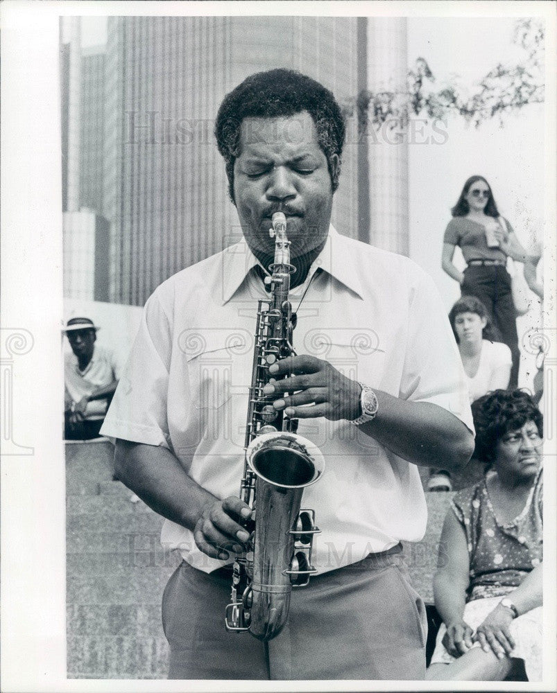 1980 Detroit, Michigan Montreux Jazz Festival, John Phillips Press Photo - Historic Images