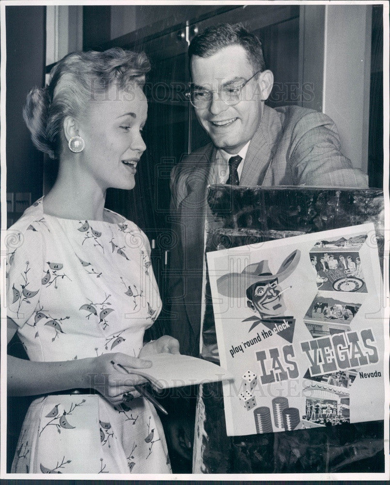 1955 Denver, CO Kistler&#39;s Stationary Store President William Kistler Press Photo - Historic Images