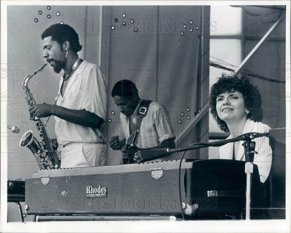 1980 Detroit, MI Montreux Jazz Festival, Lenore Paxton Press Photo - Historic Images