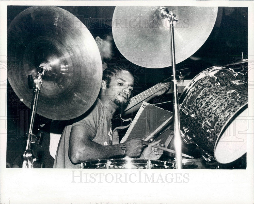 1980 Detroit, Michigan Montreux Jazz Festival, Byron Johnson Press Photo - Historic Images