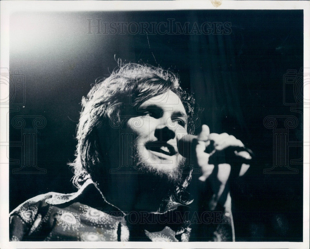 1973 Chicago, Illinois Singer Bill Williams Press Photo - Historic Images