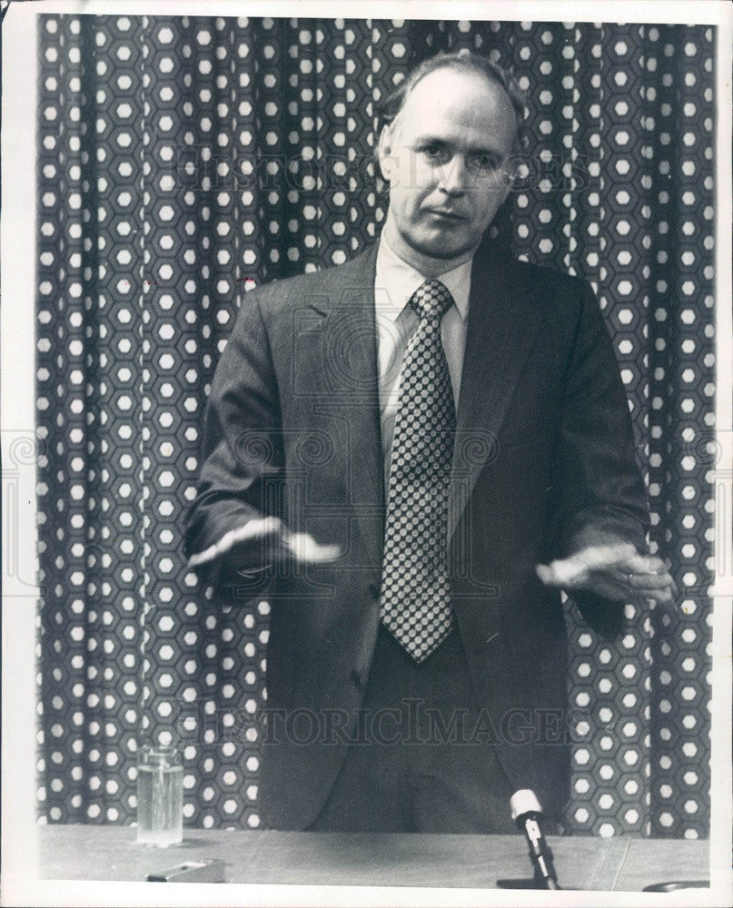 1972 Unitarian Universalist Assn President Rev Robert West Press Photo - Historic Images