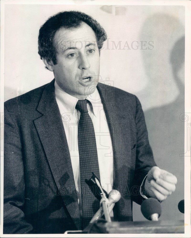 1984 Chicago, IL Patrick Quinn, Coalition for Political Honesty Dir Press Photo - Historic Images