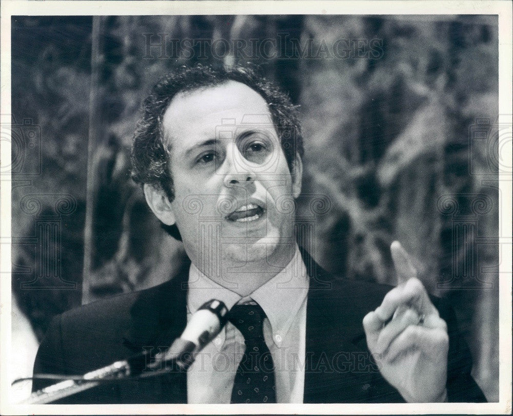 1986 Chicago, IL Patrick Quinn, Coalition for Political Honesty Dir Press Photo - Historic Images