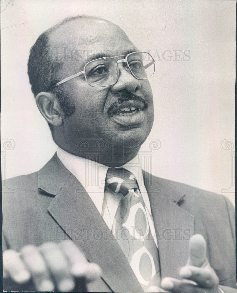 1974 Chicago, Illinois Deputy Police Supt Samuel Nolan Press Photo - Historic Images