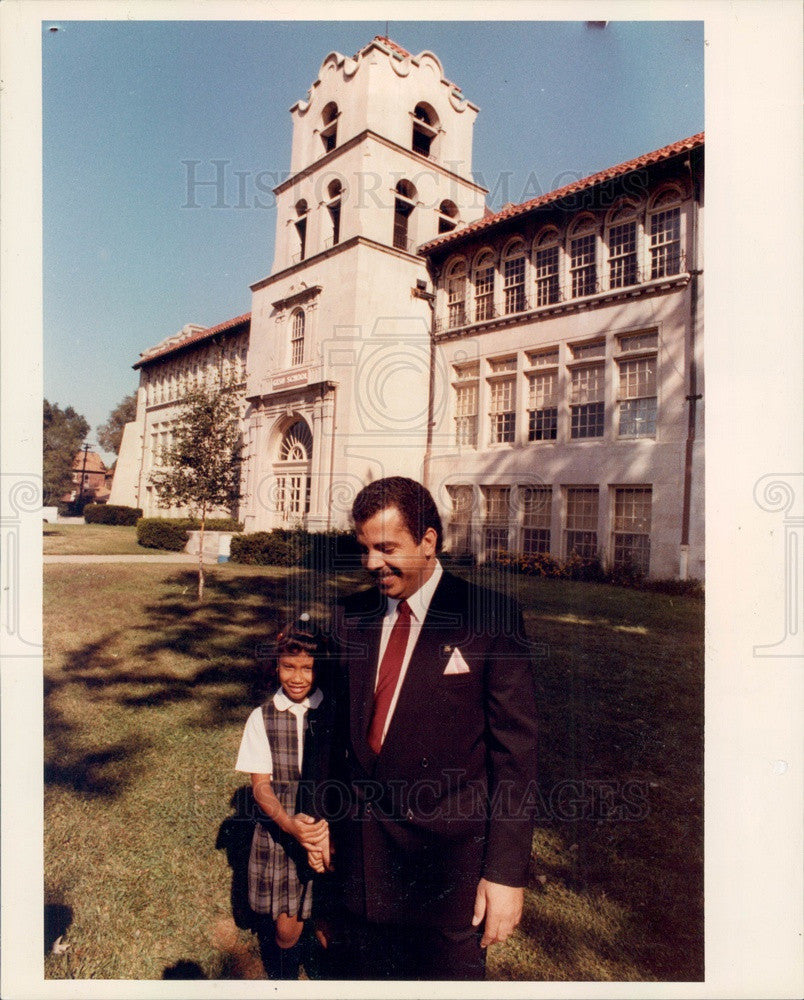 1983 Detroit, MI Rev James Holley, Little Rock Missionary Baptist Press Photo - Historic Images