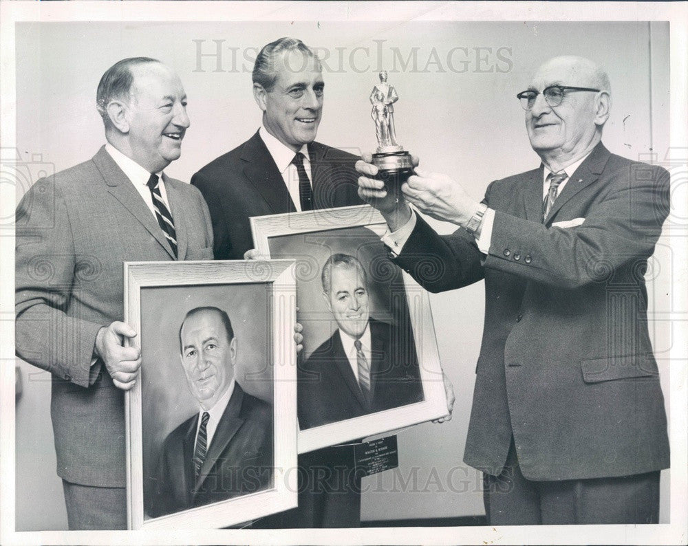 1961 Chicago, IL Old Town Boys Club Hall of Famers David Meyers Press Photo - Historic Images