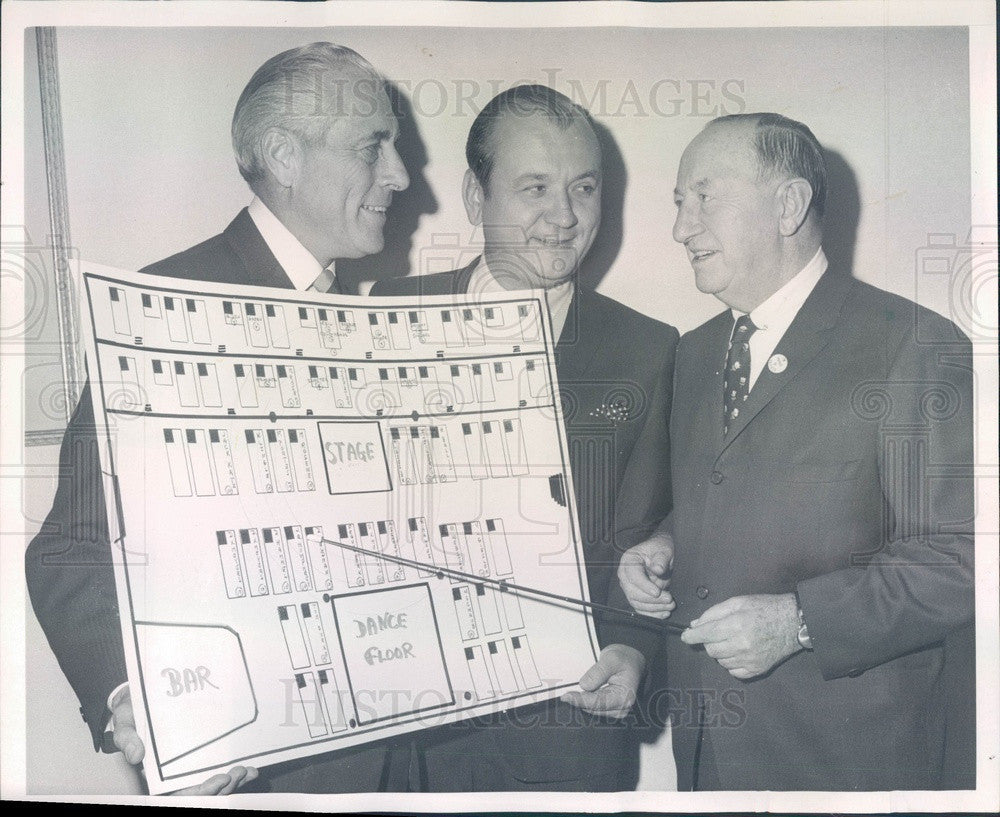 1968 Chicago, Illinois Old Town Boys Club Officials David Meyers Press Photo - Historic Images