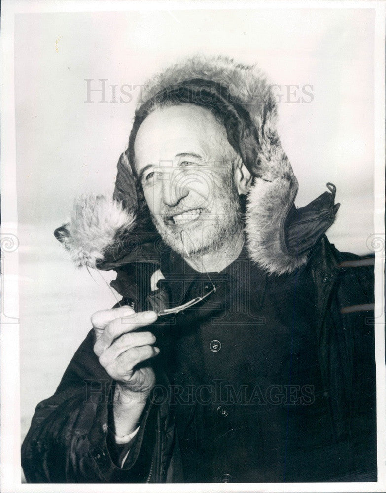 1965 San Francisco CA 70-Year-Old Arctic Adventurer Luther Duc Meyer Press Photo - Historic Images