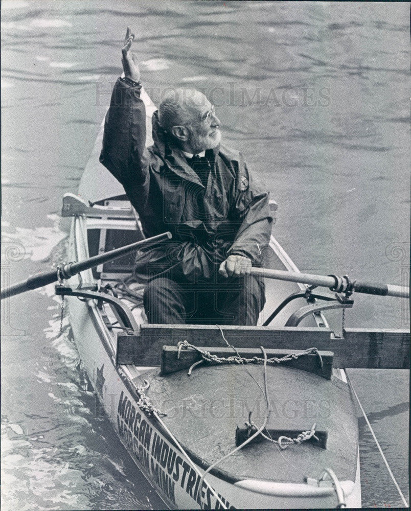 1967 San Francisco CA 70-Year-Old Arctic Adventurer Luther Duc Meyer Press Photo - Historic Images