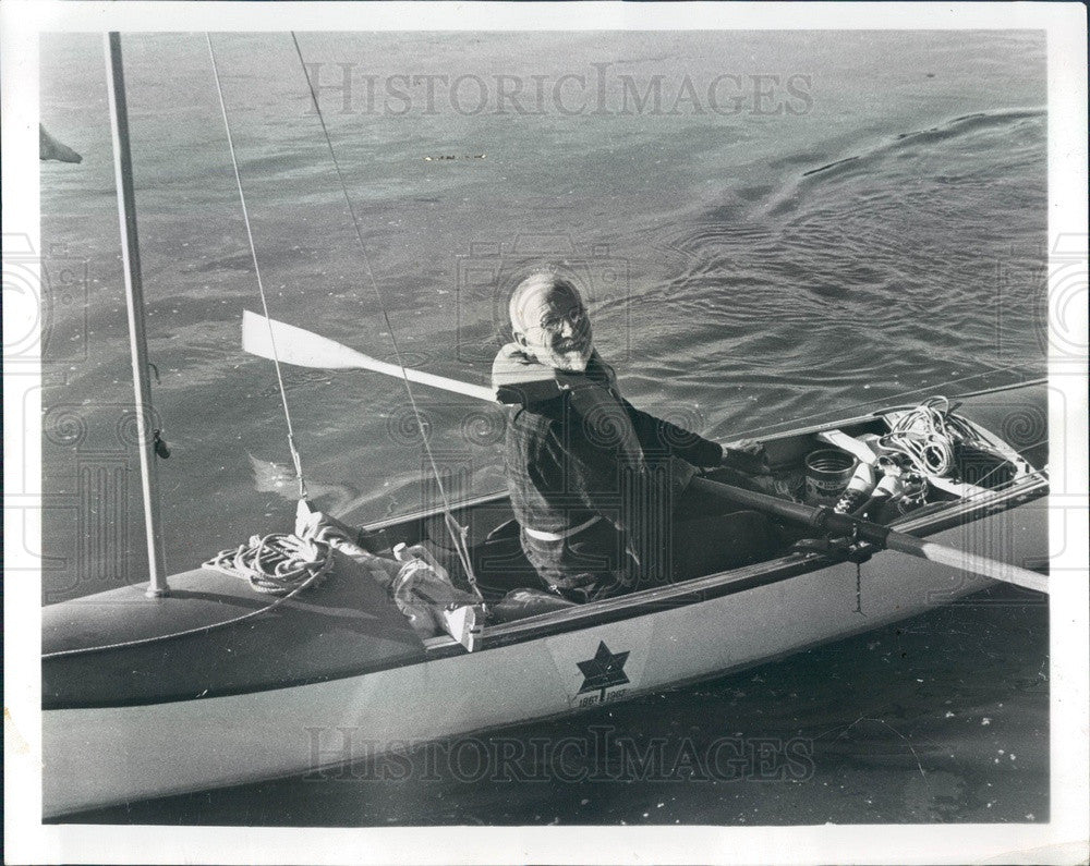 1967 San Francisco CA 70-Year-Old Arctic Adventurer Luther Duc Meyer Press Photo - Historic Images