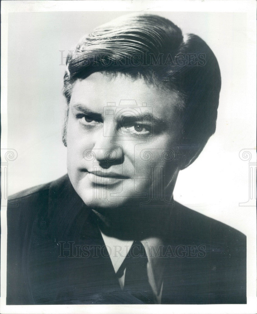 1970 Canadian Opera Singer, Baritone Norman Mittelmann Press Photo - Historic Images
