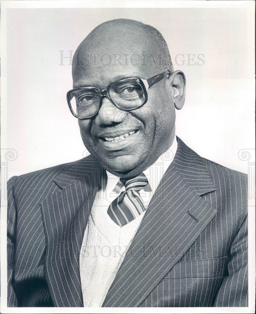 1980 Denver, Colorado NAACP President Gene Howell Press Photo - Historic Images