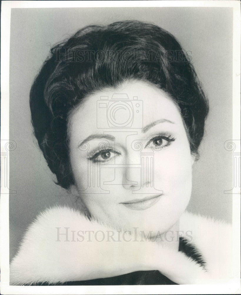 1964 New York City Opera Singer, Soprano Marlena Kleinman Press Photo - Historic Images