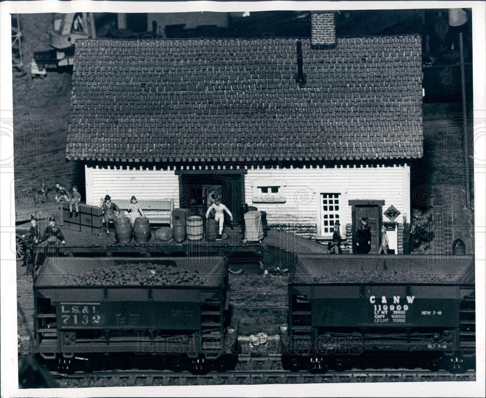 1976 Railrodeo, Portable Model Train Layout by Irvin Saylor Press Photo - Historic Images