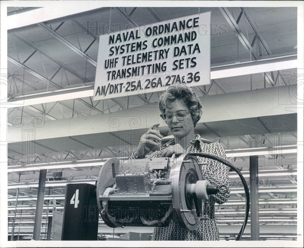 1973 St Petersburg, FL Electronic Communications Inc Press Photo - Historic Images