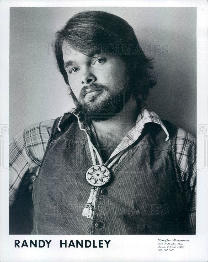 1978 Denver, Colorado Musician Randy Handley Press Photo - Historic Images