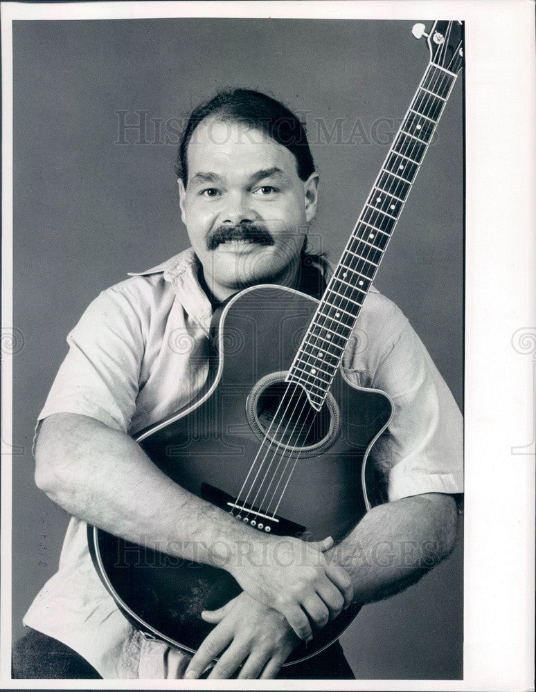 1988 Denver, Colorado Musician Randy Handley Press Photo - Historic Images