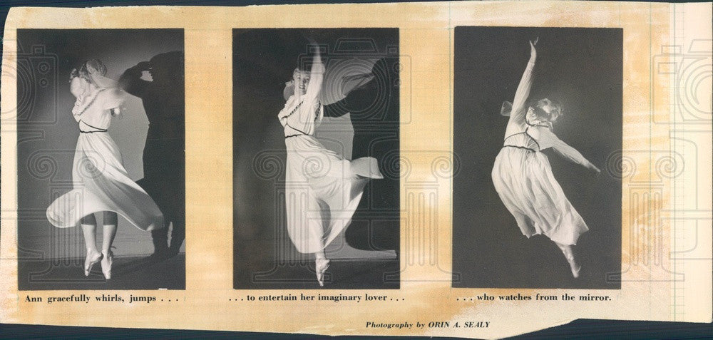 1953 Denver, Colorado Ballet Dancer Ann Press Photo - Historic Images