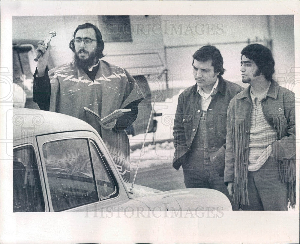 1972 Denver, CO Rev Joseph Lara of Our Lady of Guadalupe Church Press Photo - Historic Images