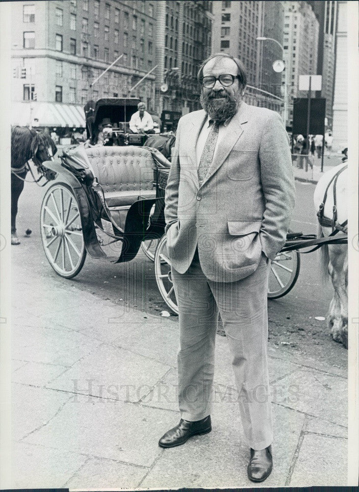 1982 Author Larry King Press Photo - Historic Images