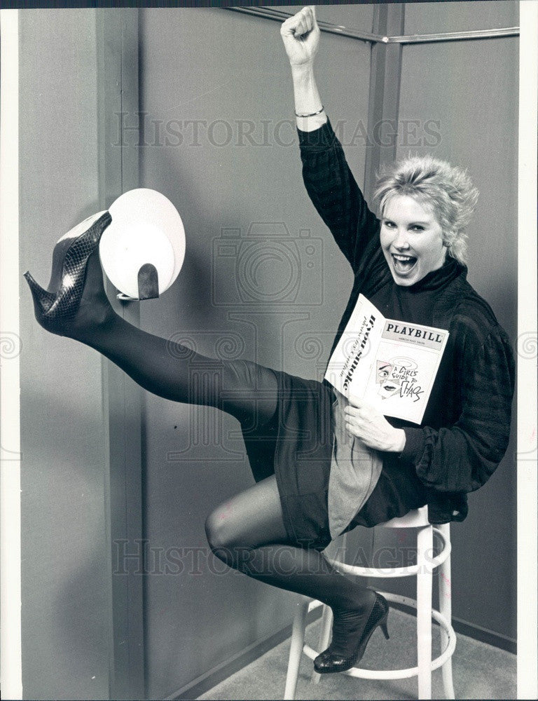 1987 American Hollywood Actress Rita Jenrette Press Photo - Historic Images