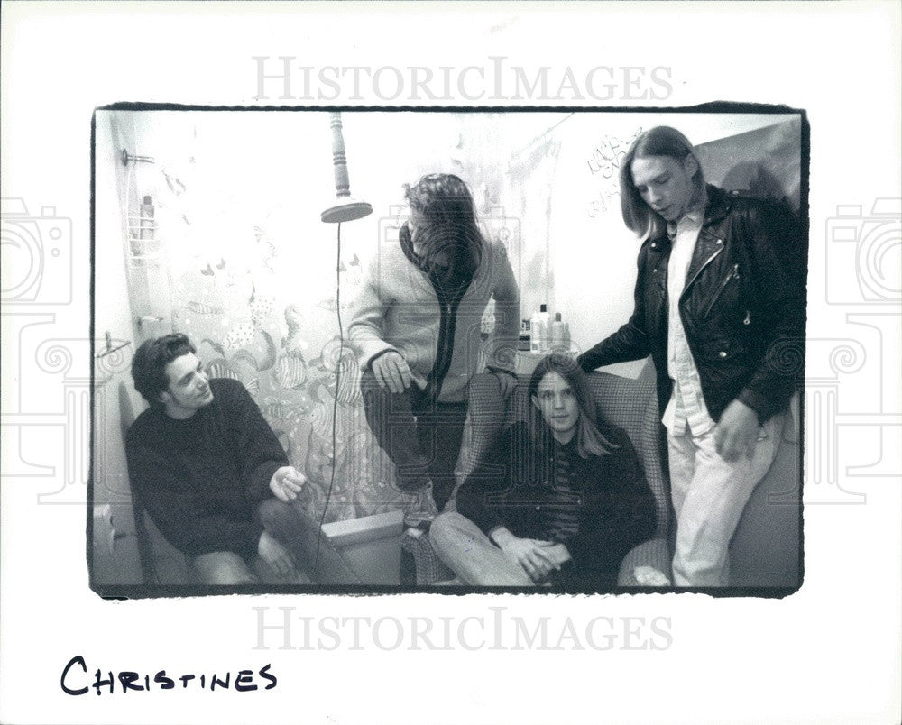 1995 Pop band The Christine's Press Photo - Historic Images