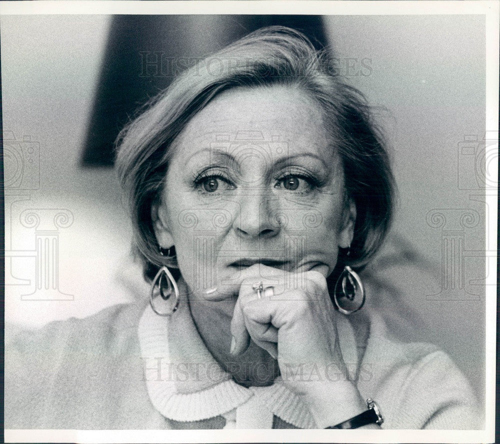 1975 American Actress Maria Karnilova Press Photo - Historic Images