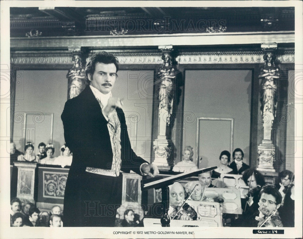1972 German Actor Horst Buchholz in The Great Waltz Press Photo - Historic Images