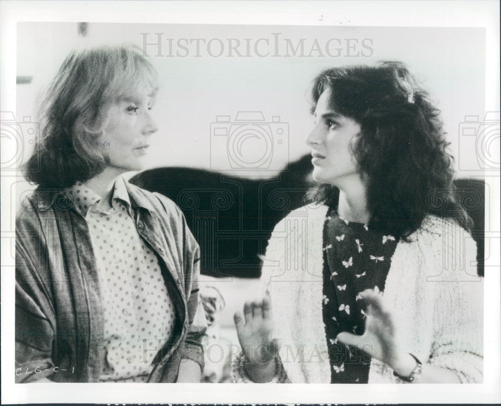 1989 Hollywood Actresses Piper Laurie &amp; Marlee Matlin Press Photo - Historic Images