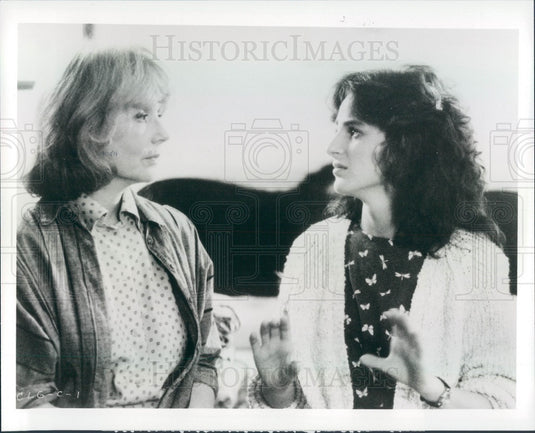 1989 Hollywood Actresses Piper Laurie & Marlee Matlin Press Photo - Historic Images
