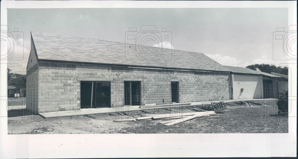 1979 Dunedin, FL Fine Arts &amp; Cultural Center Expansion Construction Press Photo - Historic Images