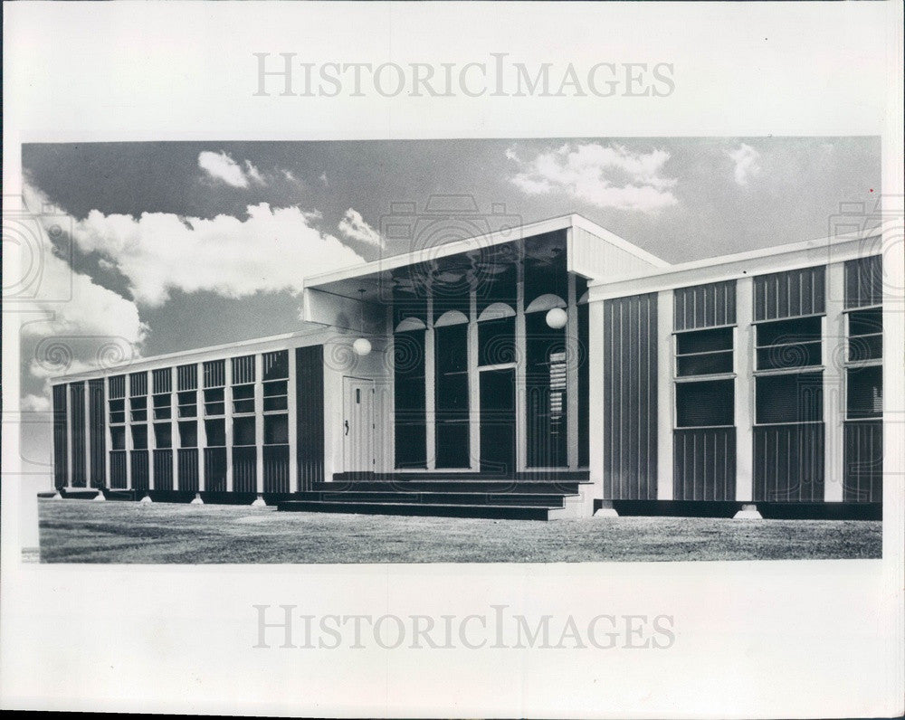 1966 Clearwater, Florida Sportcraft Homes Inc Portable Classrooms Press Photo - Historic Images