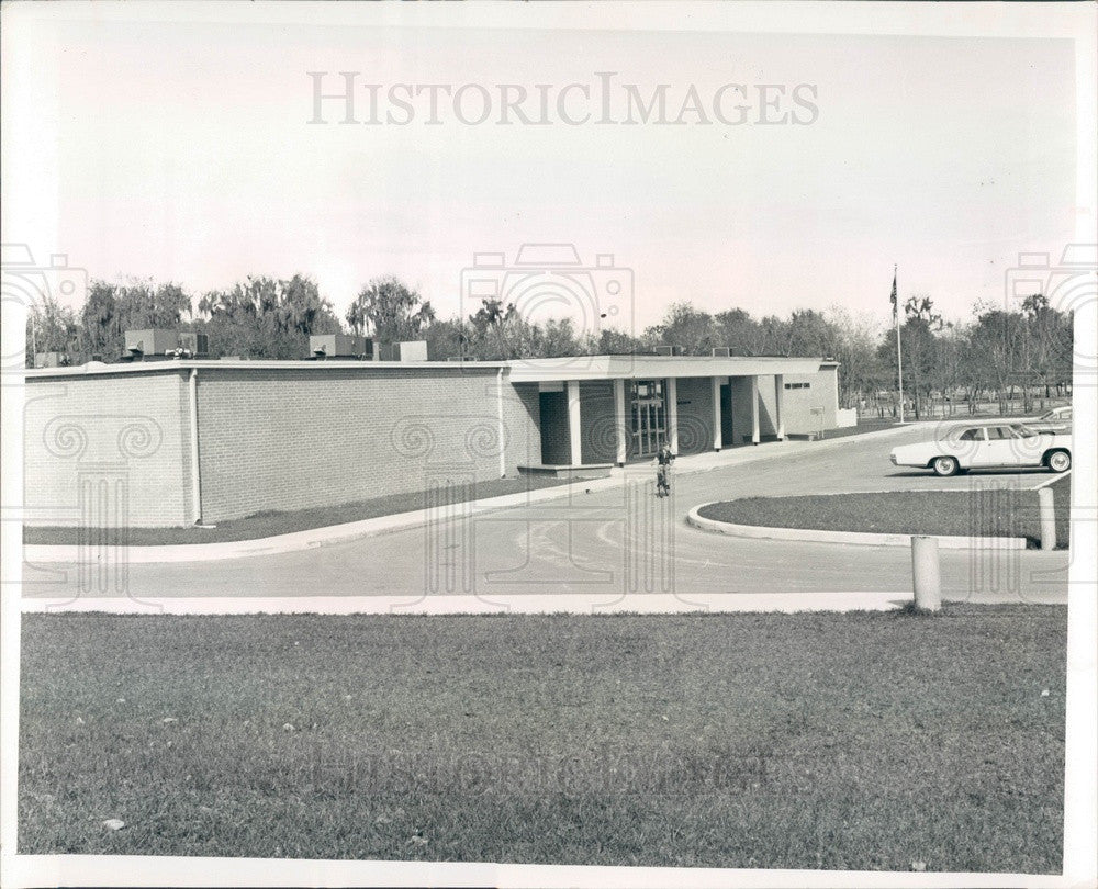 1966 Clearwater, Florida Plumb Elementary School Press Photo - Historic Images