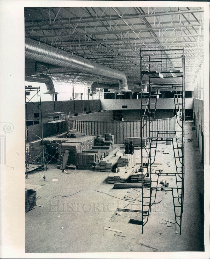 1978 Tampa, Florida Ridgewood Junior High School Construction Press Photo - Historic Images