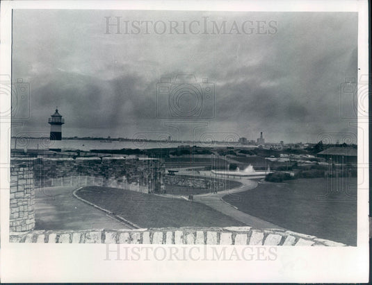 1979 England, English Channel Seen From South Sea Castle Press Photo - Historic Images