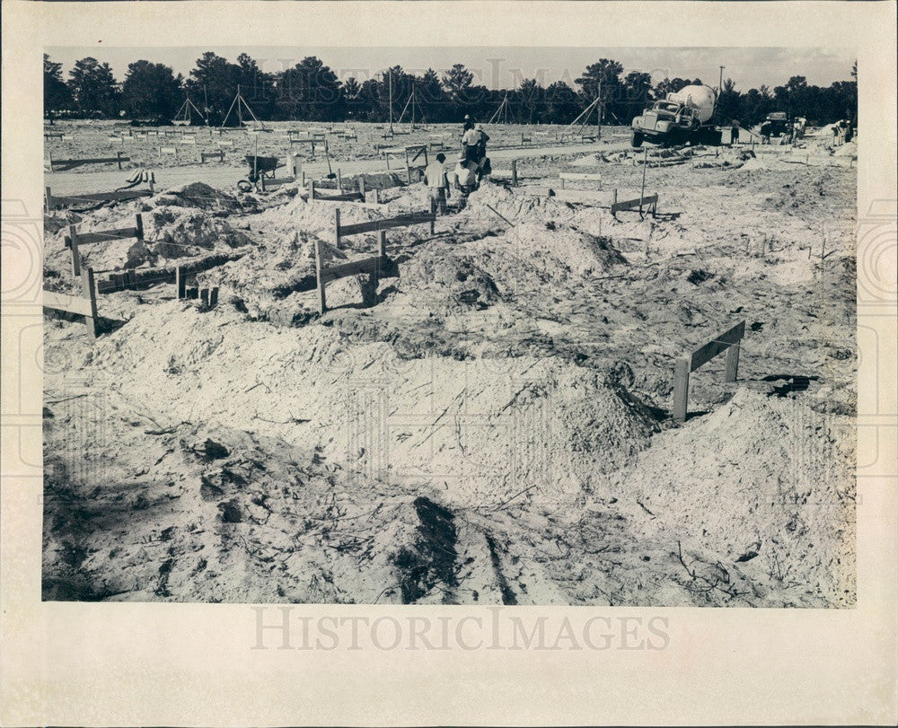 Undated Pinellas County, Florida New High School Site, 54th Ave S Press Photo - Historic Images