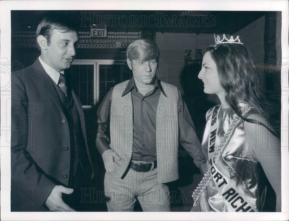 1971 Miss New Port Richey, Florida 1971 &amp; Jaycees Press Photo - Historic Images