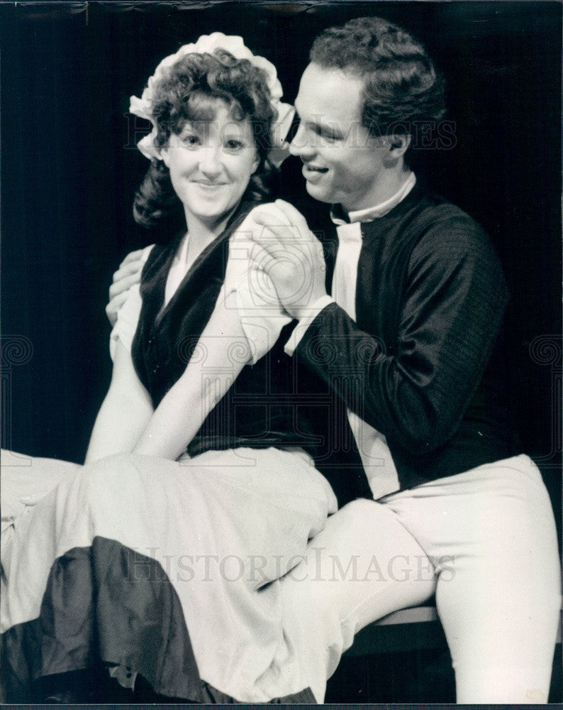 1984 Actors/Opera Singers John Plier &amp; Kate Haggerty Varley Press Photo - Historic Images