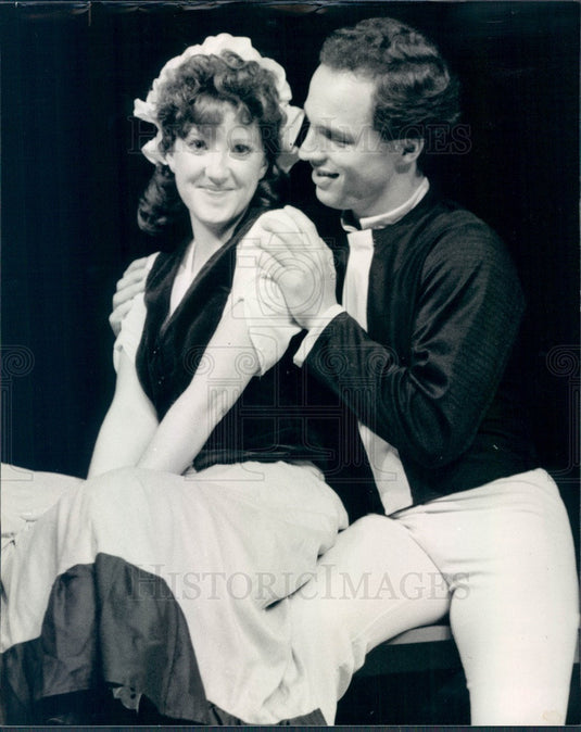 1984 Actors/Opera Singers John Plier & Kate Haggerty Varley Press Photo - Historic Images