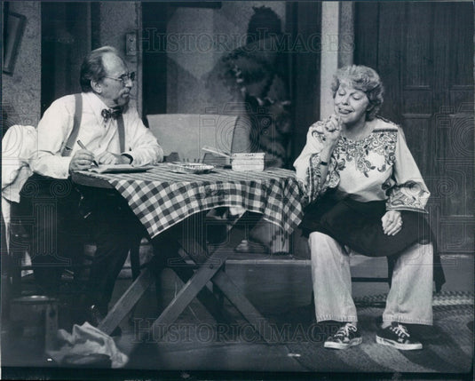 1979 Actors Martha Raye & J Robert Dietz in Everybody Loves Opal Press Photo - Historic Images