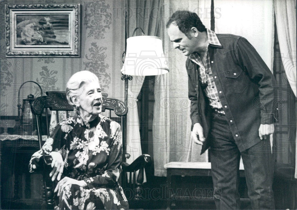1982 TV Show MASH Actor Gary Burghoff &amp; Emma Trekman in Boney Kern Press Photo - Historic Images