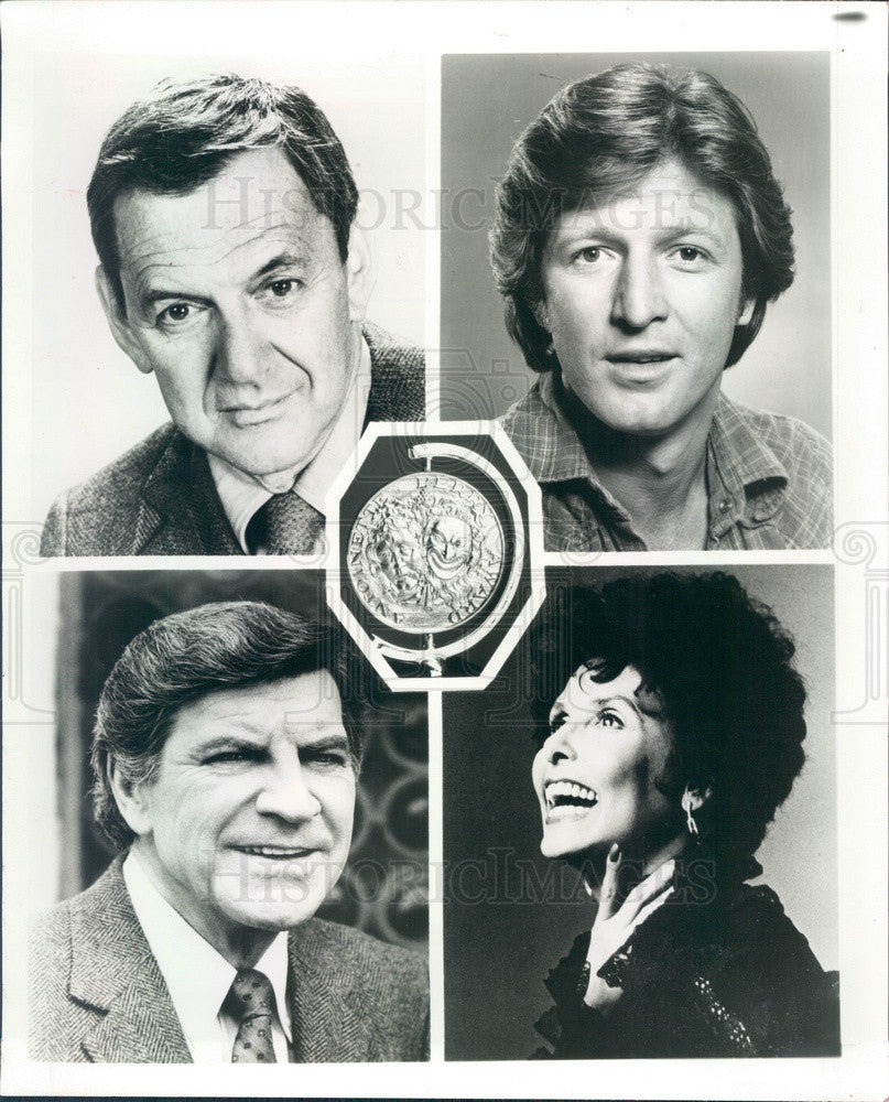 1982 Actors Tony Randall, Gary Sandy, Robert Preston, Lena Horne Press Photo - Historic Images