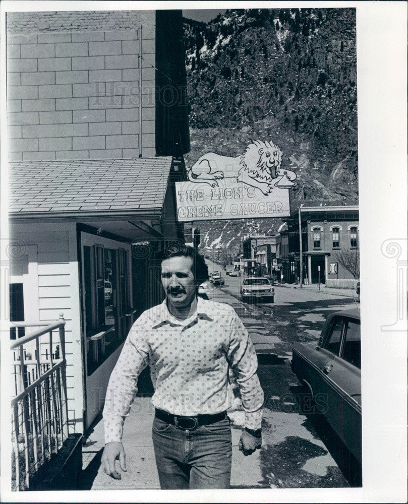 1978 Georgetown, Colorado Mayor Dwight Graham Press Photo - Historic Images