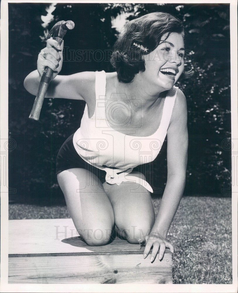 1964 Miss St Petersburg, Florida Contestant Brenda Haley Press Photo - Historic Images