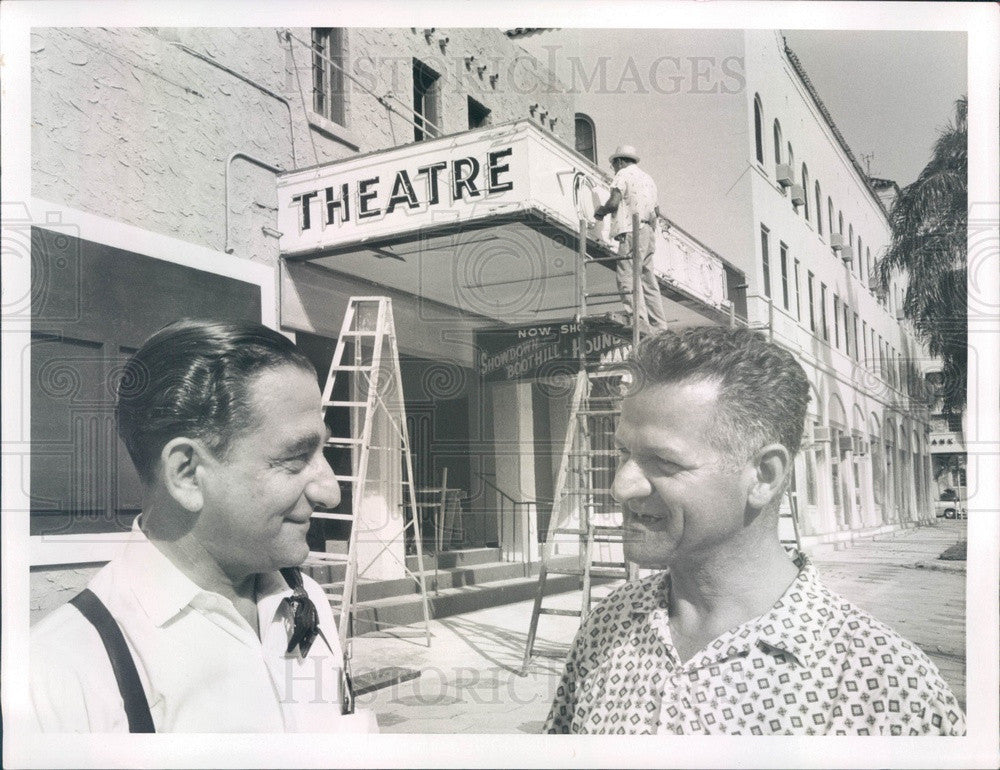 1960 St Petersburg, Florida Capitol Theater, Owners Sol Greff Press Photo - Historic Images