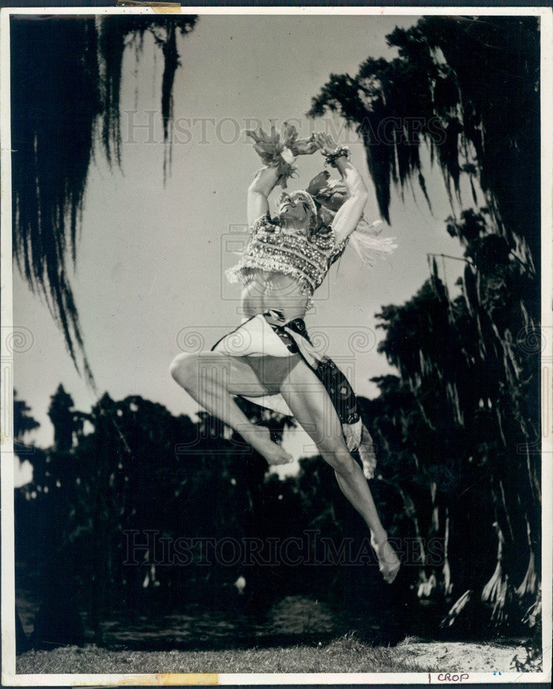Undated Lake Wales, FL Florida Aflame, Drama of the Seminoles Press Photo - Historic Images