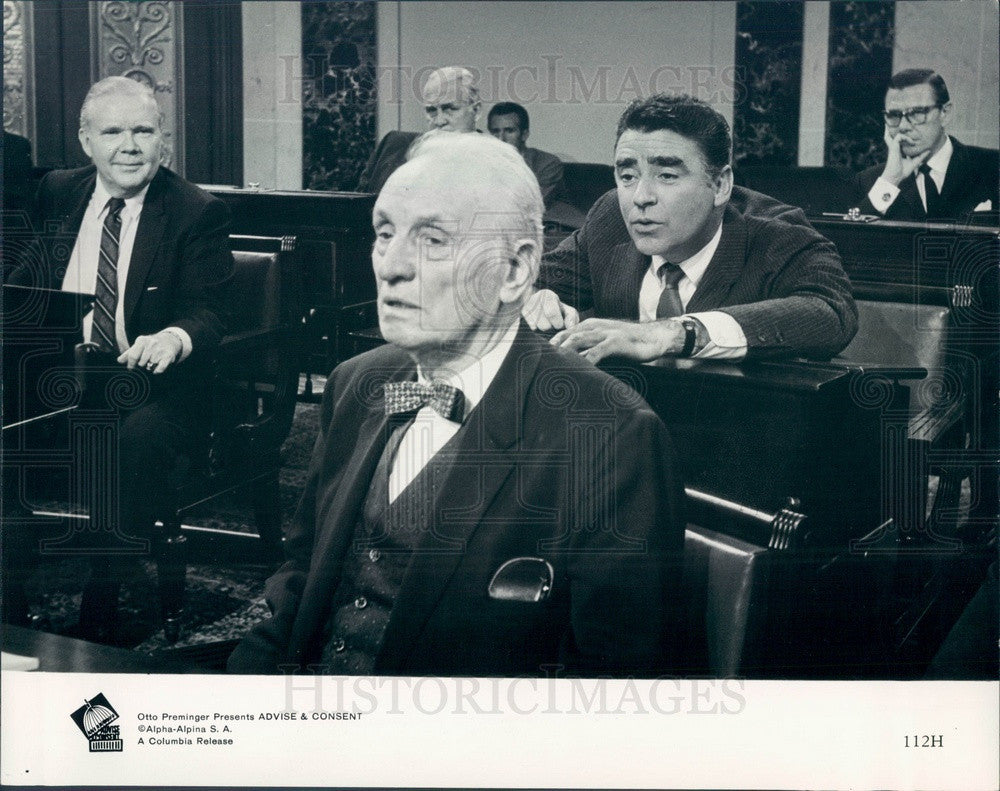 1988 Hollywood Actor Peter Lawford in Film Advise &amp; Consent Press Photo - Historic Images