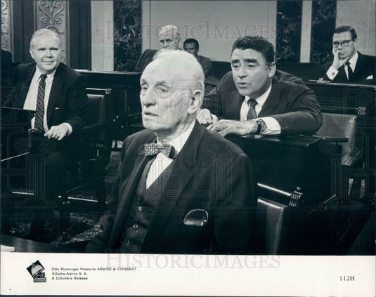 1988 Hollywood Actor Peter Lawford in Film Advise & Consent Press Photo - Historic Images