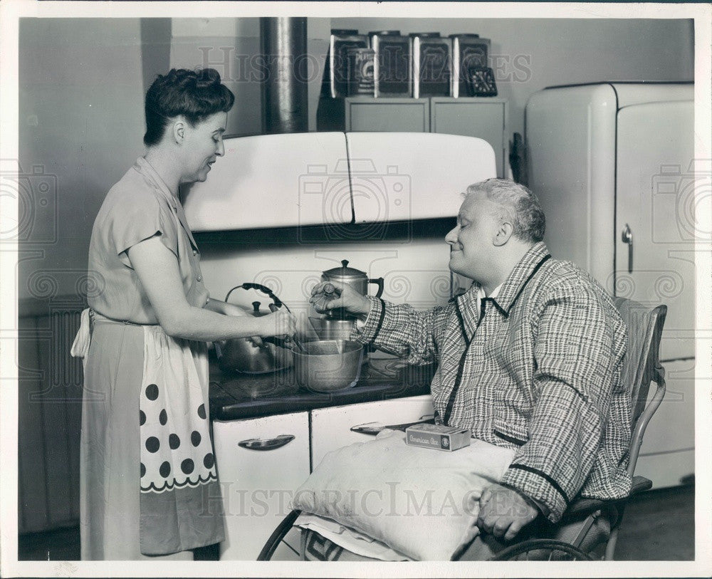 1954 Author Sidney Corbett & Wife Lucy Press Photo - Historic Images